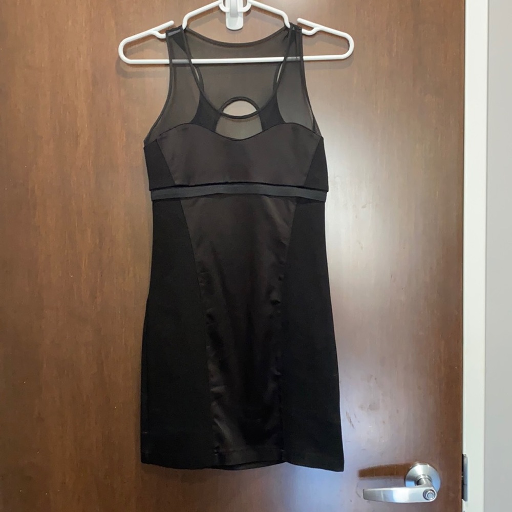 Black lace & mesh BB Dakota dress